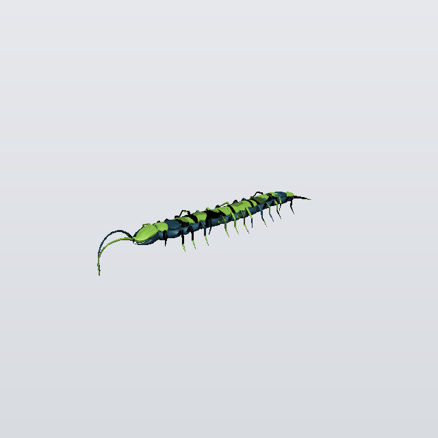 Baron Mandible, a centipede