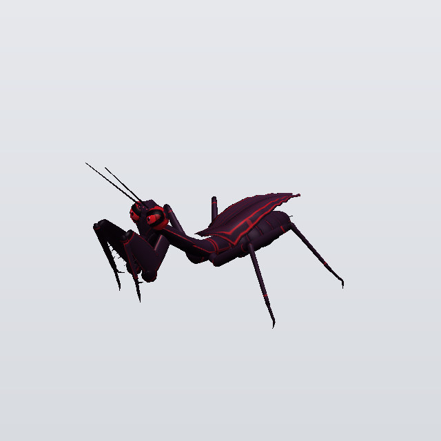Sable Creeper, a mantis